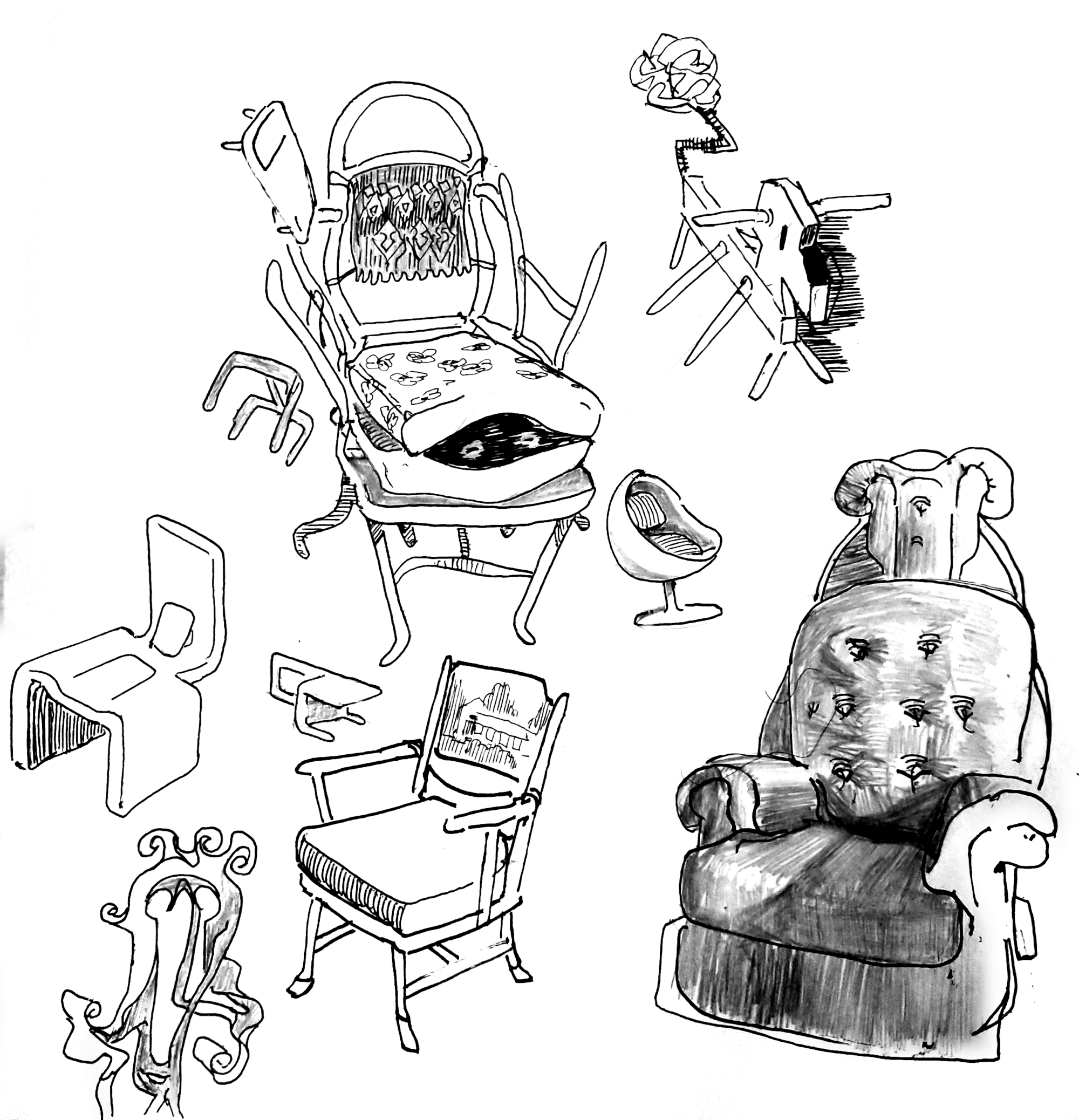 artwork: chair bundaggo